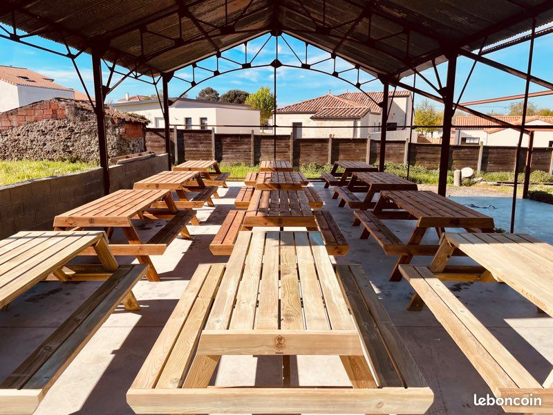 🪵 Lot de 10 Tables d’extérieur NEUVES - Livraison dans toute la France 🇫🇷 (image 2)