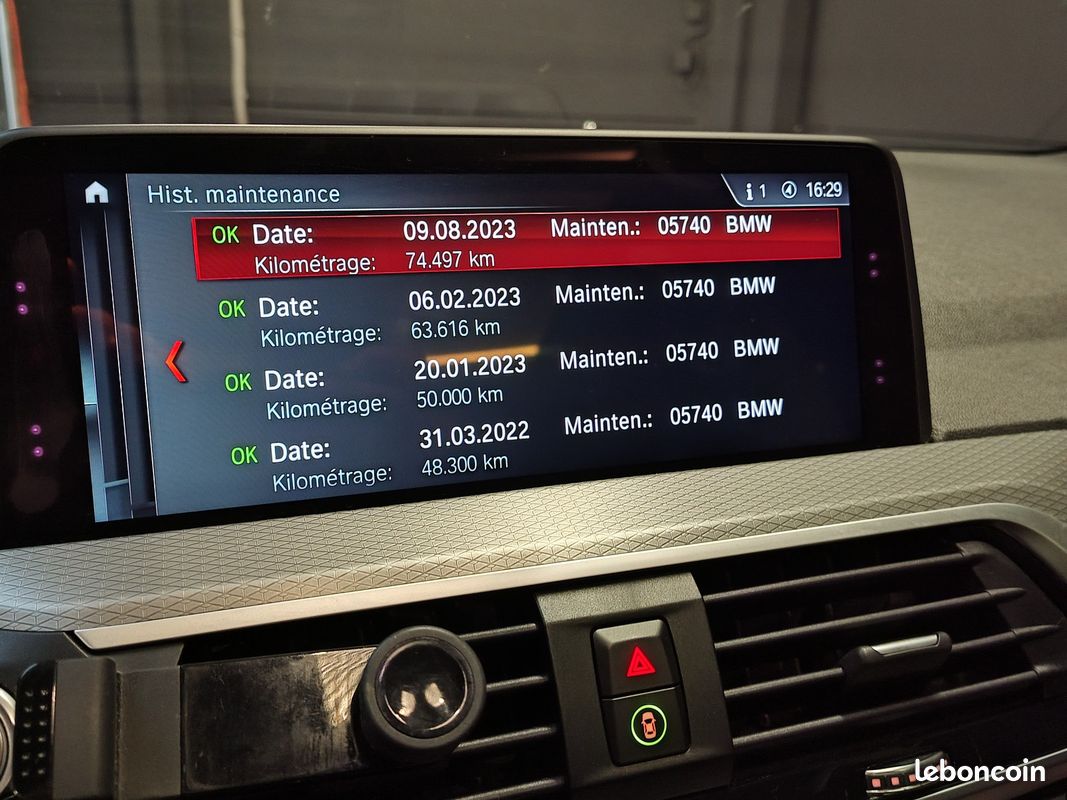 BMW X3 G01 xDrive20d 190ch BVA8 M Sport / Toit ouvrant (image 30)