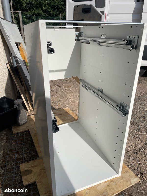Caisson IKEA METOD 40x60x80 avec 2 tiroirs – cuisine / van / atelier (image 5)