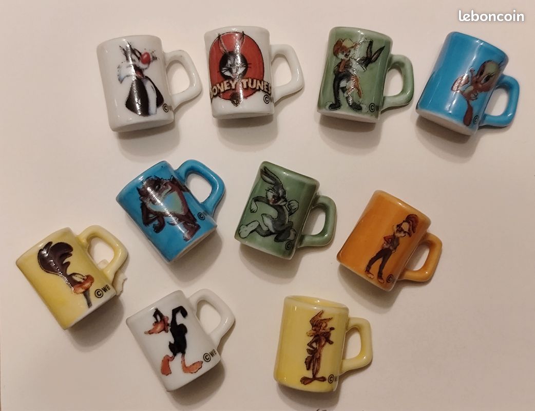 Tasse Mug Vintage FEVE LOGO – Porcelaine Brillante (Occasion)