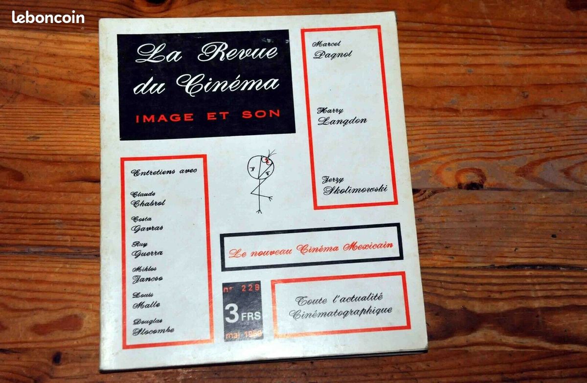 REVUE DU CINÉMA n° 228 (1969) PAGNOL, LANGDON... (image 1)