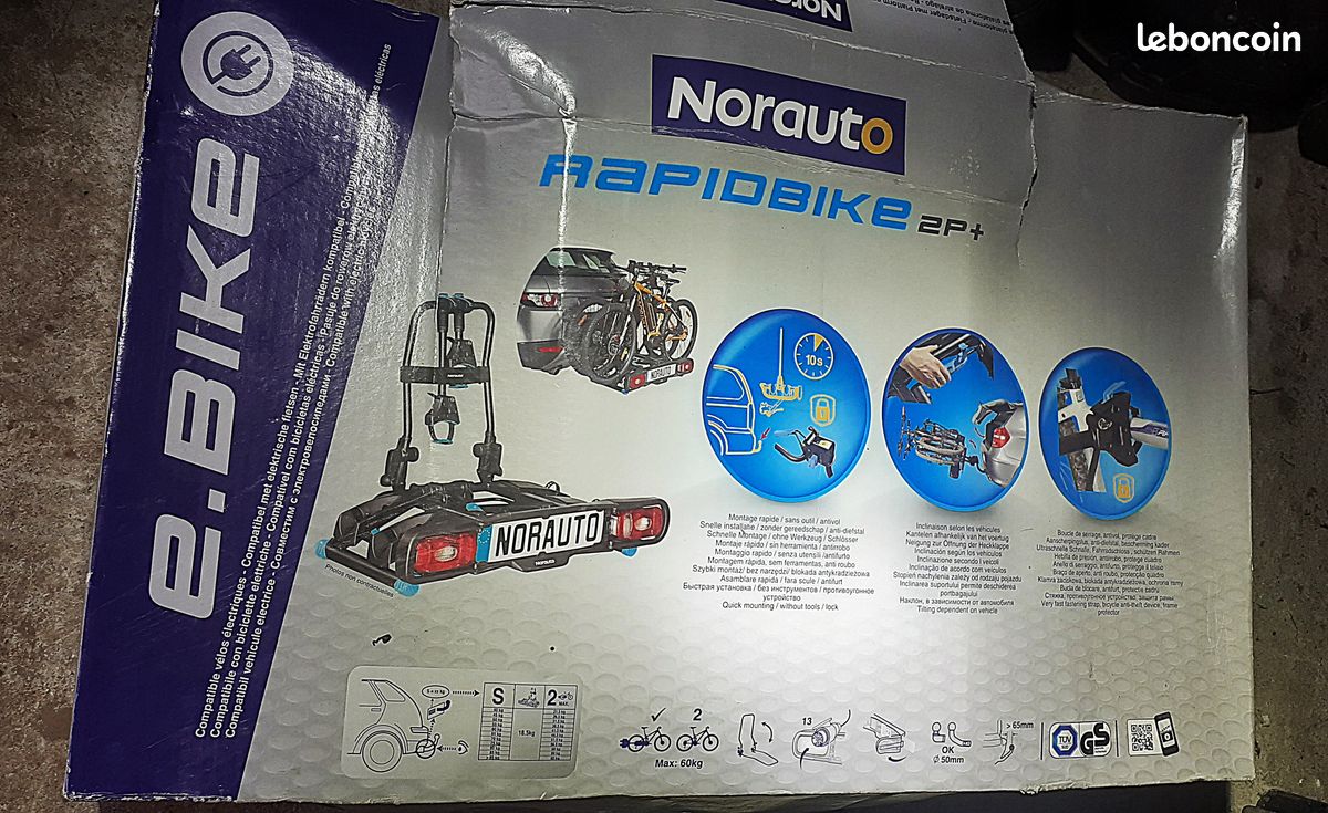 Porte Vélo Norauto Rapidbike Rapidbike 2p Norauto Rapidbike Porte