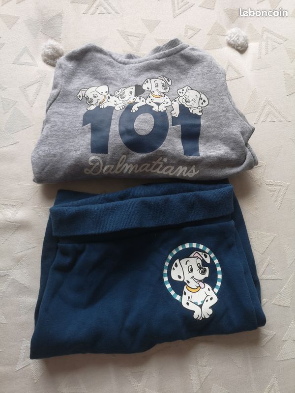 Ensemble Disney 101 Dalmatiens jogging et veste de survet 6 mois (image 8)