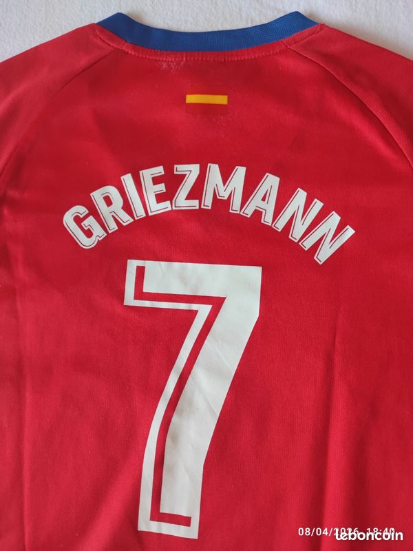 Maillot Griezmann Atlético taille M 1966-2016 Éd. 50 ans Calderón