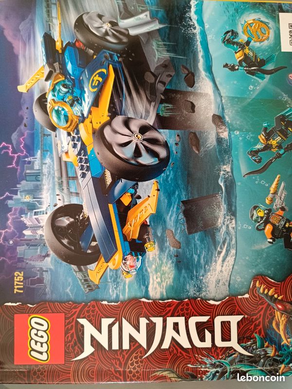 Vend lego Ninjago voiture 71752 le bolide sous-marin (image 1)