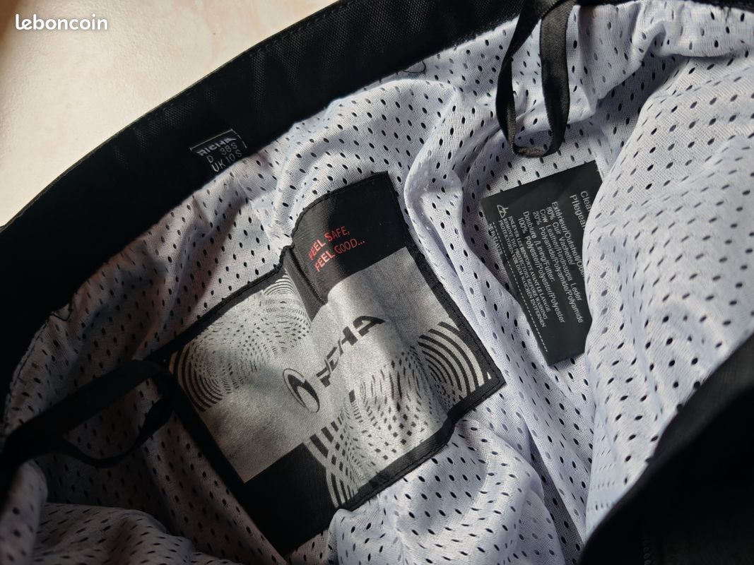 Combinaison moto cuir Richa 2 pièces (veste + pantalon) D3O (image 4)
