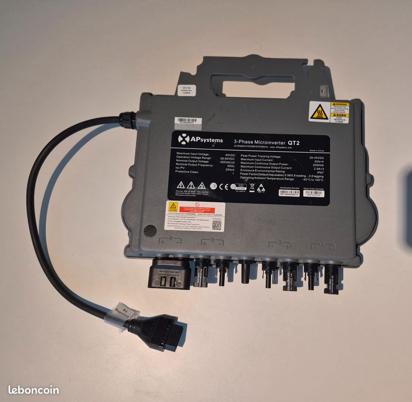 Micro-onduleur APsystems QT2/2000VA | Performance pour Grandes Install