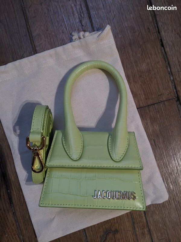 Sac Le Chiquito neuf avec étiquette vert clair Jacquemus