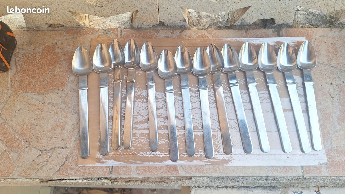 IMEEA Lot De 2 Grandes Cuillères De Service En Acier Inoxydable Pour Cuisine 32 Cm