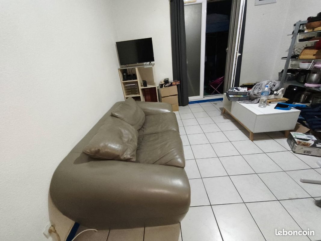 URGENT Canapé cuir château d'ax (image 4)