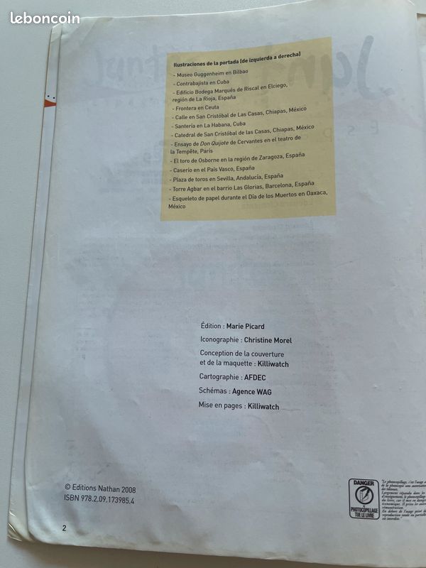 Lot de 2 livres espagnol pour terminale (image 2)