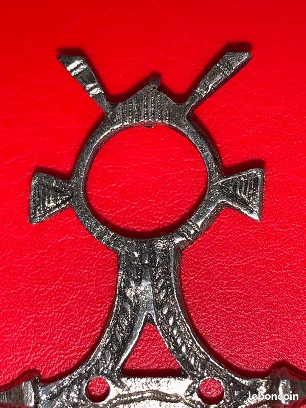 Croix Torreciudad Plaqué Argent 5µm - 58x47mm - Décoration Murale Salle De Bain Ou Pièce