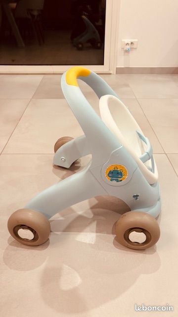 Porteur / trotteur Smoby Minikiss – aide à la marche – très bon état (image 2)