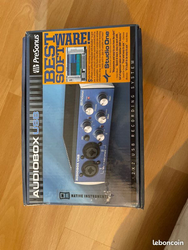 AudioBox USB Pre-Sonus 2x2 USB recording system (image 1)