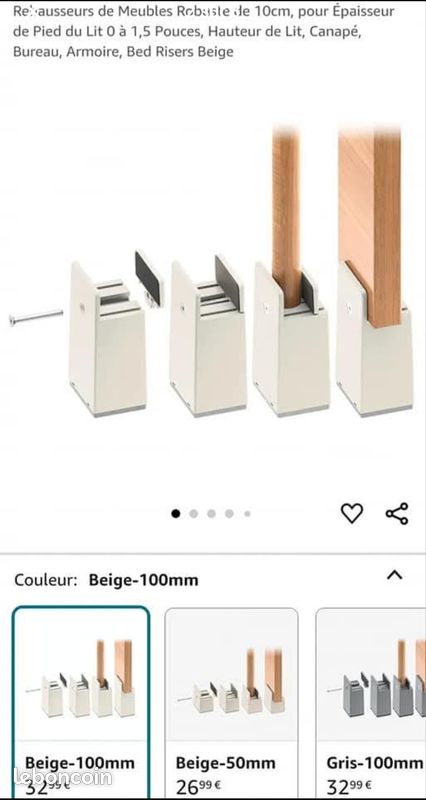 Rehausseur lit meuble (image 2)