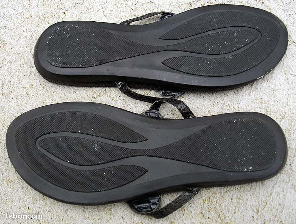Tongs CLOSER fantaisie noires (41) (image 3)