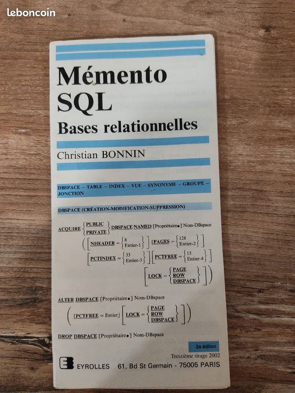 Mémento SQL (image 1)