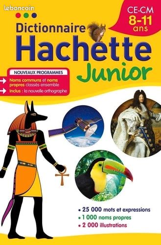 Dictionnaire Hachette junior 8-11ans (image 1)