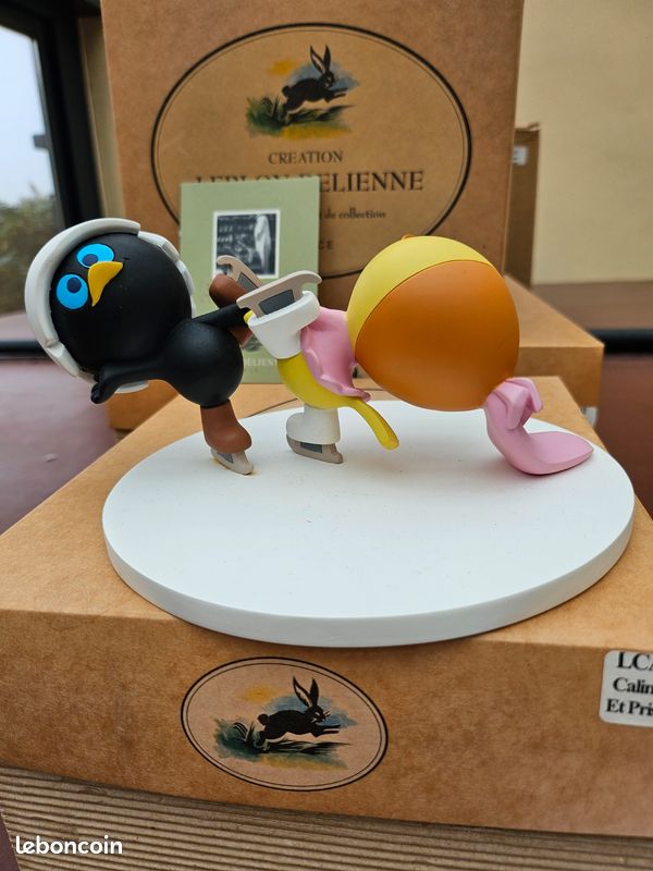 Figurine Caliméro à La Plage – Leblon-Delienne – Collection – Très Bon état