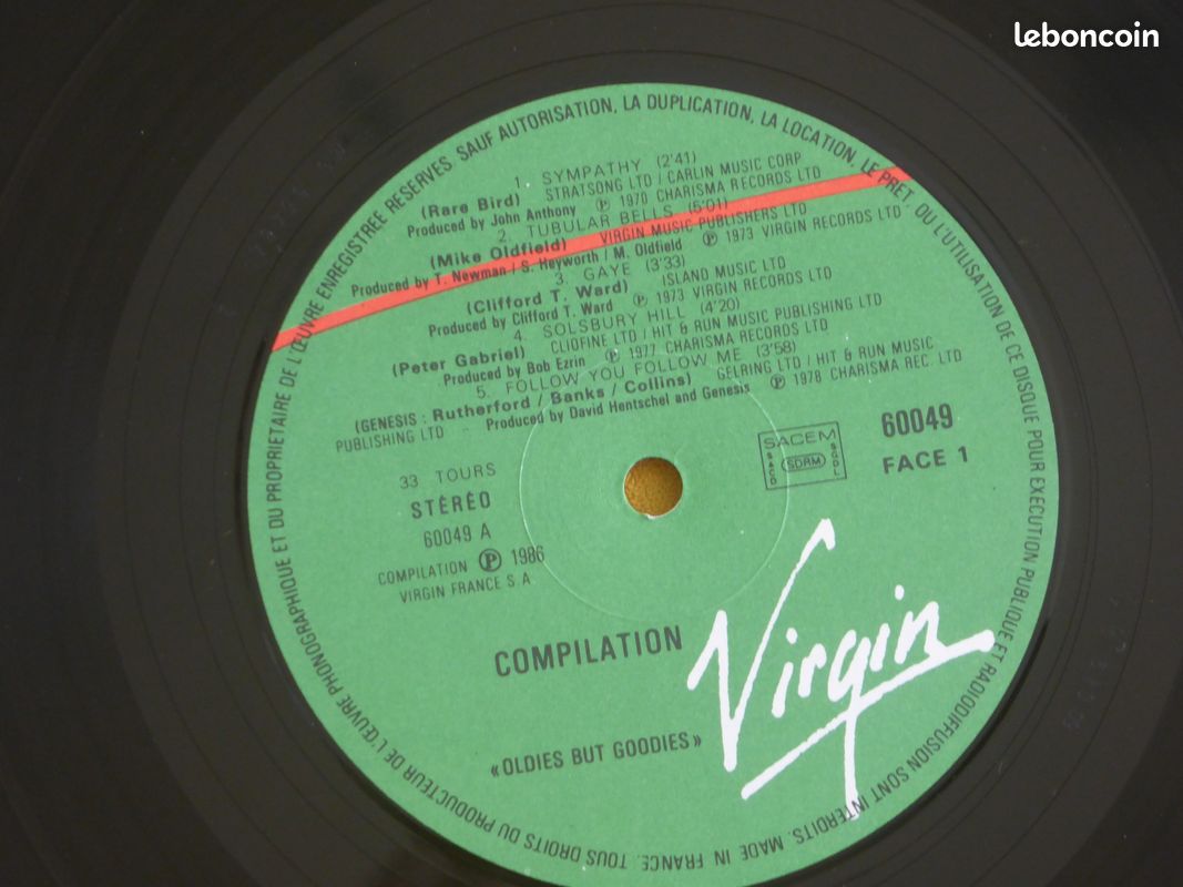 Double vinyle LP 33T - OLDIES BUT GOODIES - Compilation Rock Pop Electro ... - Réf. Virgin 60049 (image 5)