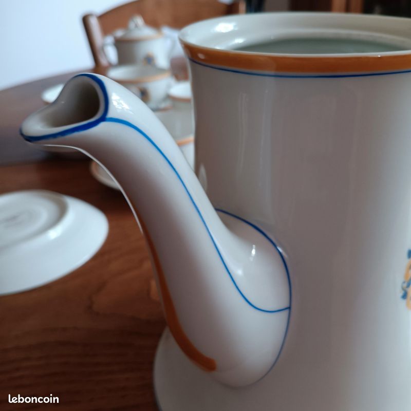 Service à Thé/café Haviland Limoges Signé P. Renard Nancy – Porcelaine 1920-1949