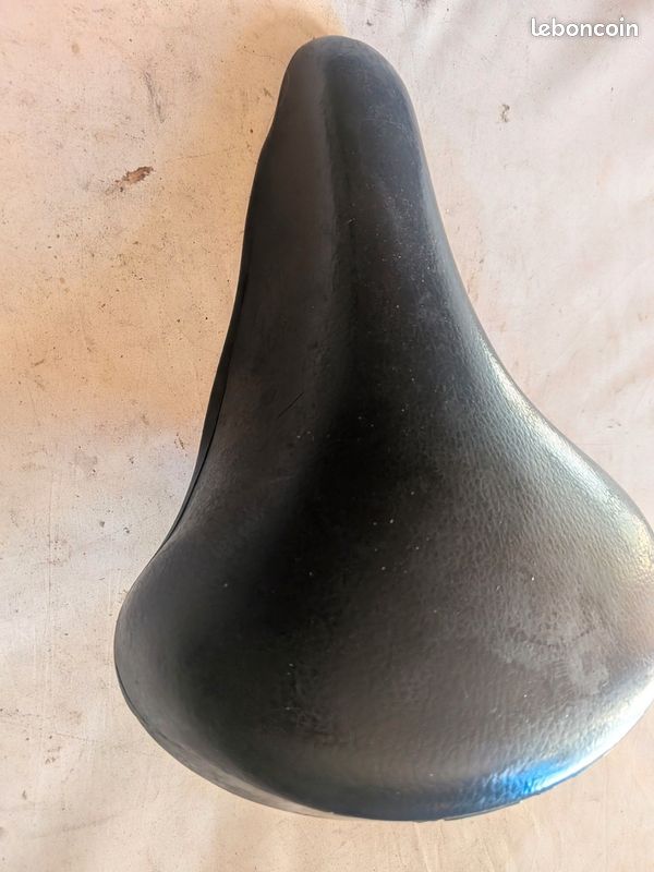 Selle Vélo Course Vintage Motobécane Cuir Pour Vélo Ancien