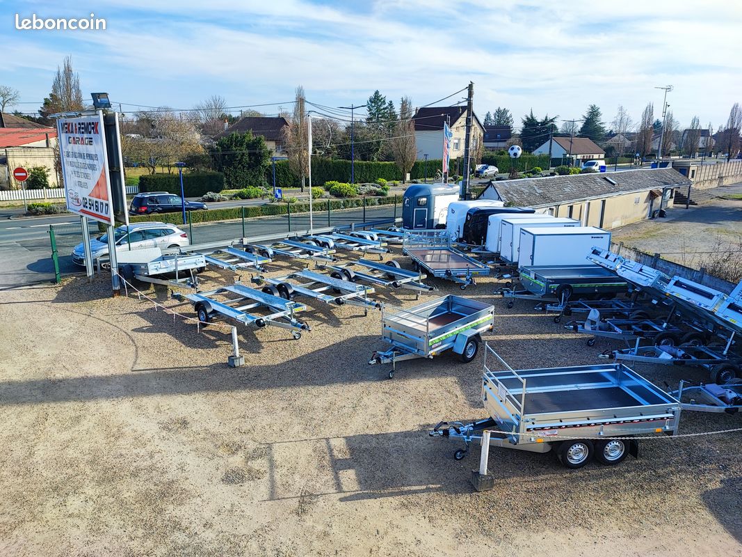 Remorque Brenderup Simple Essieu Grand Volume Ptac 500kg - Équipement auto
