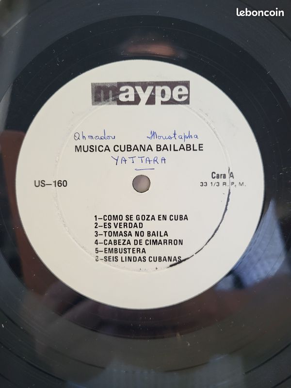 Orquesta Melodias Del 40 – Música Cubana Bailable (Salsa) RARE LP 12" US 196? (image 3)