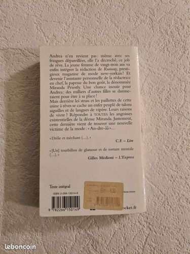 [Livre] Le diable s'habille en Prada - Etat correct (image 2)