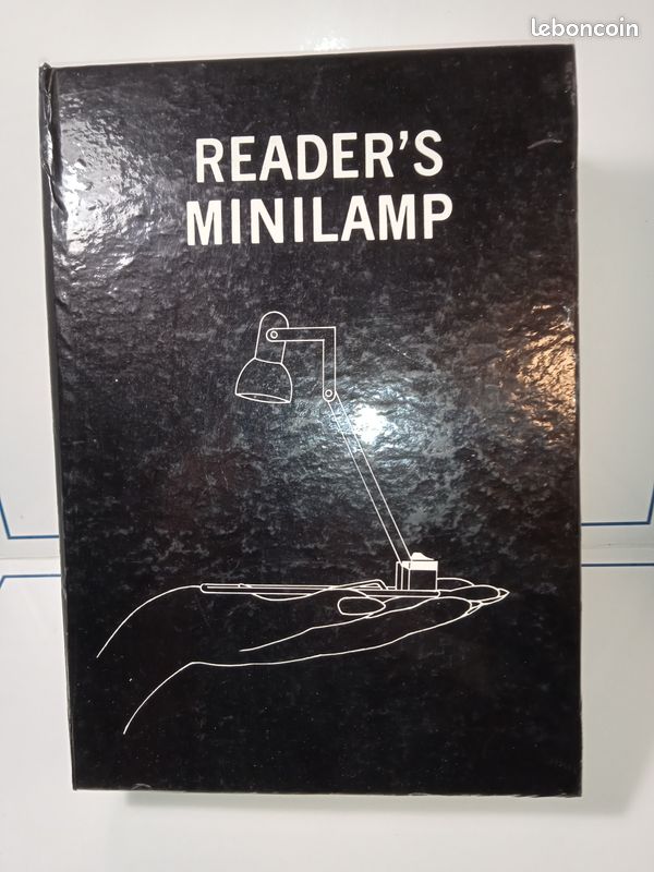Mini lampe de lecture Liseuse Reader's Minilamp Book Light design vintage (image 2)