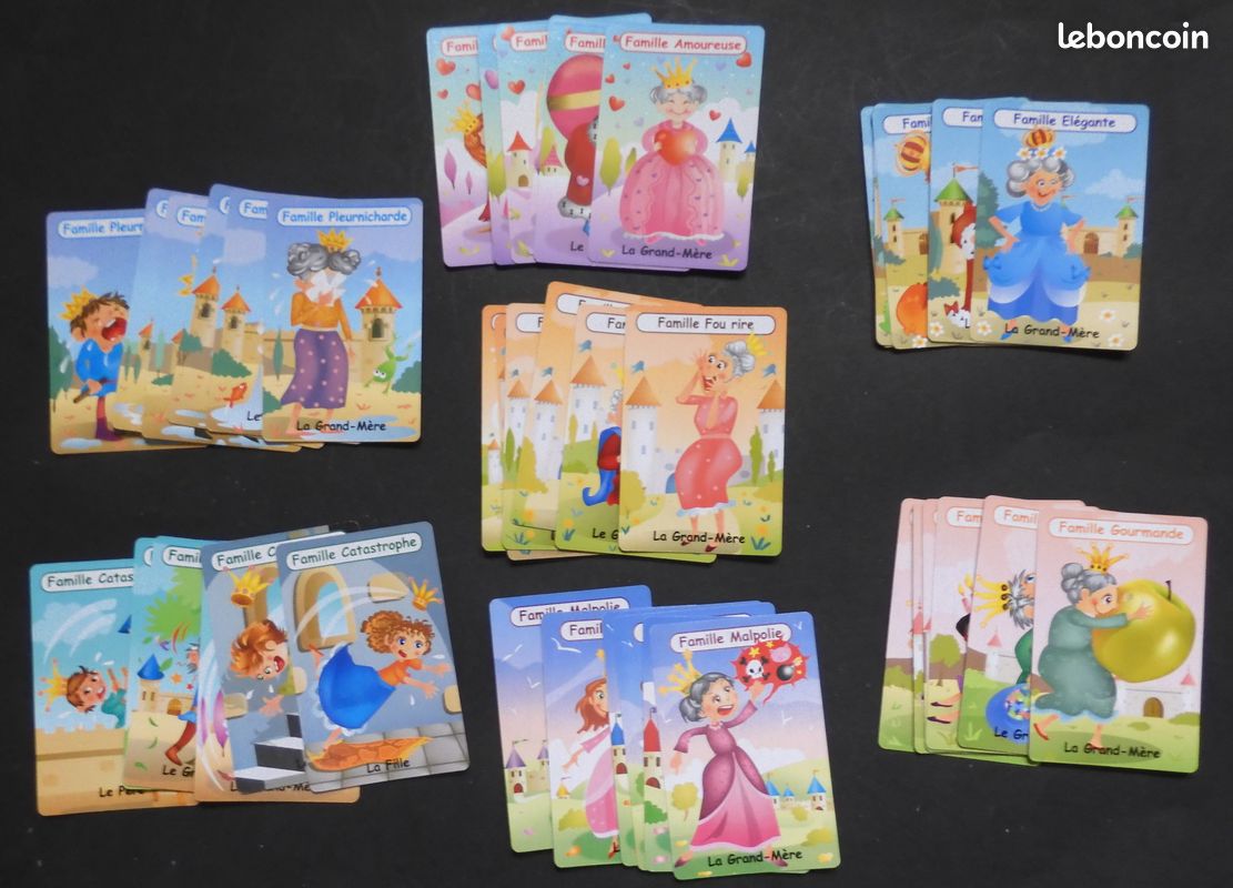 Jeu de cartes des 7 familles Princesses (image 4)