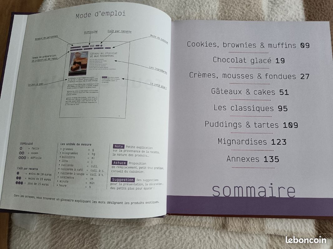 Livre de recettes sur le chocolat neuf (image 3)