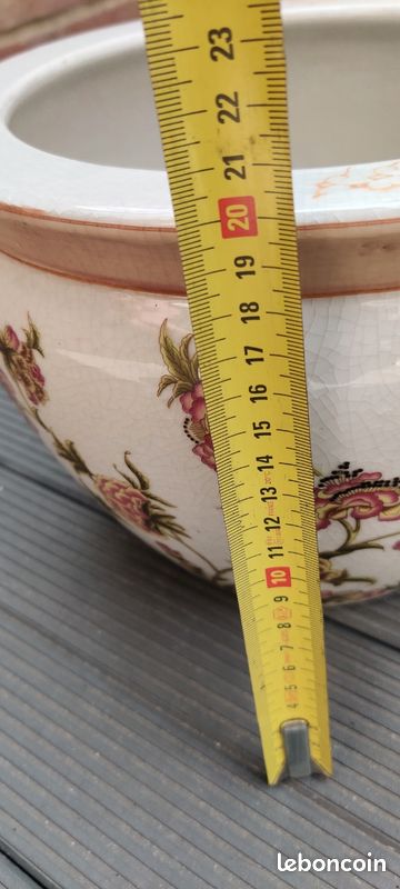 Ancien pot de fleur céramique (image 7)