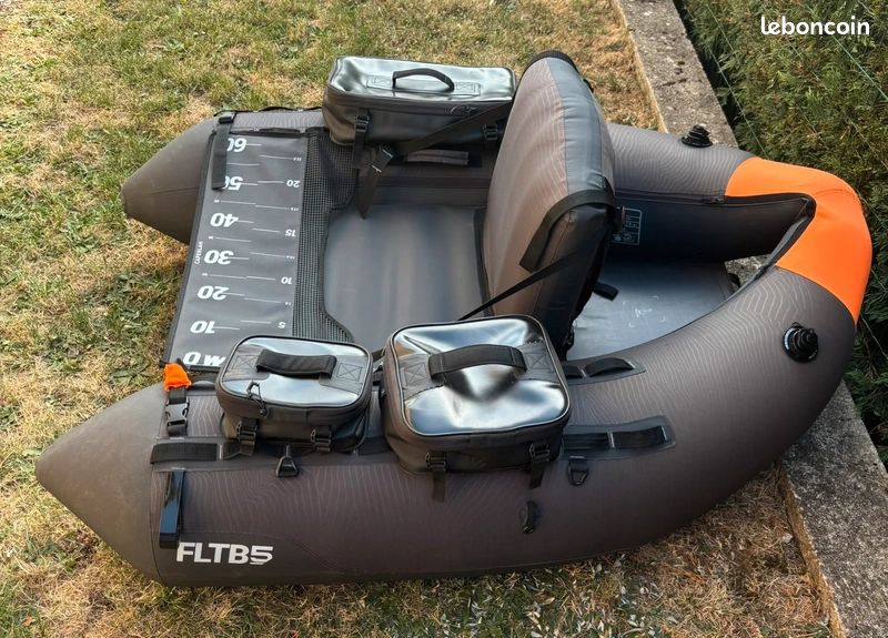 Float tube Caperlan FLTB 5 complet - pompe, rangements, housse (image 6)