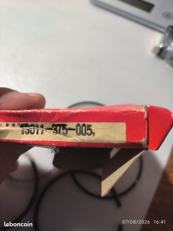 NOS Honda CB450 K0-K7 CB500 T CL450 Standard Size Piston Ring Set 13011-375-005 (image 2)