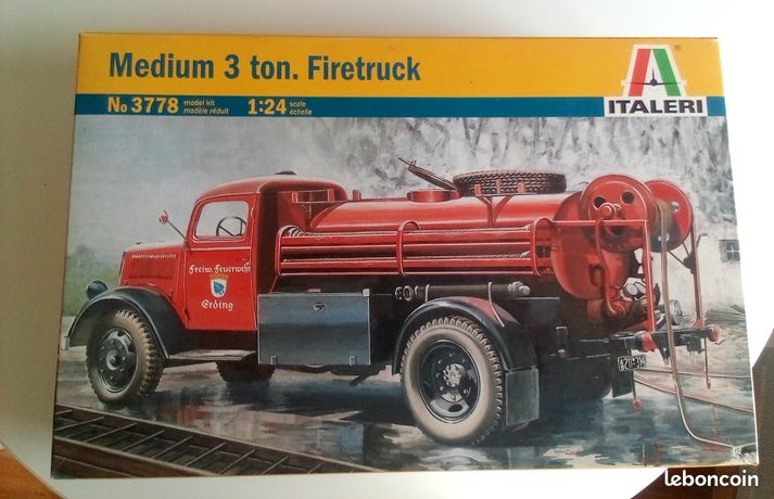 OPO 10 - Camion dei Pompieri 1:43 Opel Blitz DL 18 Germania - PB107