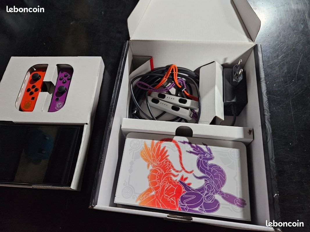 Nintendo Switch OLED Édition Pokémon Écarlate et Violet 🎮✨ (image 3)