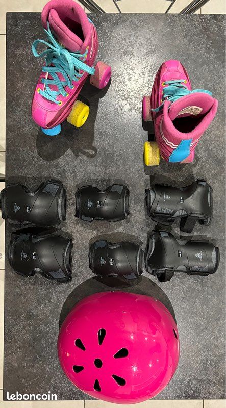 GXGM Ensemble Protection Patins Enfants 6 Pièces - Genouillères, Coudières Et Protège-Poignets Dès 3 Ans Pour Patinage Et Vélo