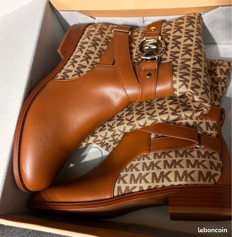 Bottes Femme Cavaliers En Cuir Verni Croco Marron Taille 39 - Neuves En Boîte