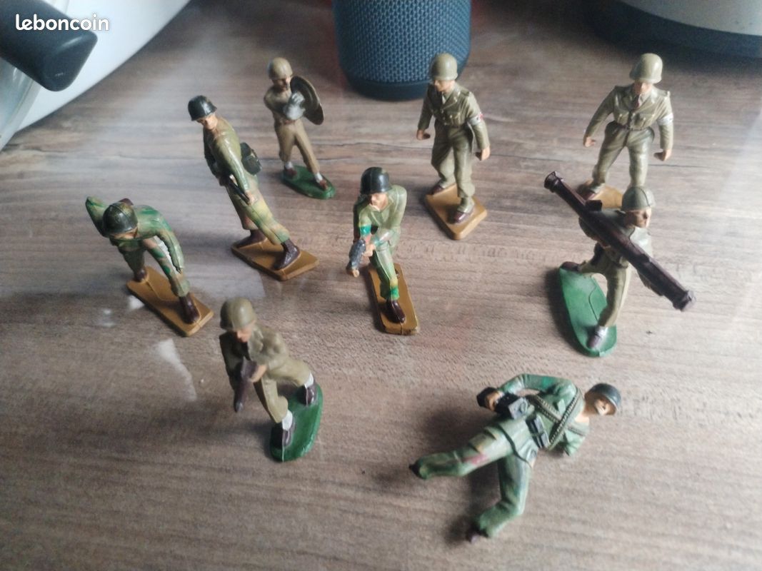 Figurine Armée Américaine Starlux – Échelle 35 Mm – Plastique – NEUVE