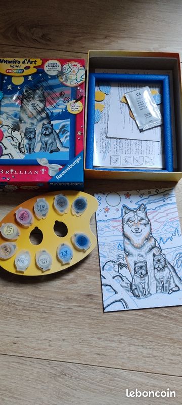 Peinture au numéro Neuve Loup (image 3)