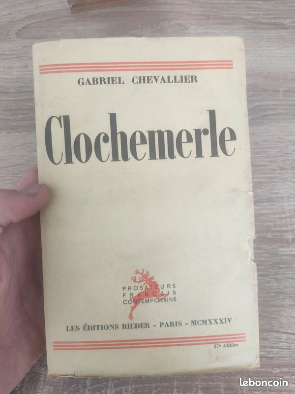 E6 – Clochemerle – Gabriel Chevallier – 1934 – Éditions Rieder (image 1)