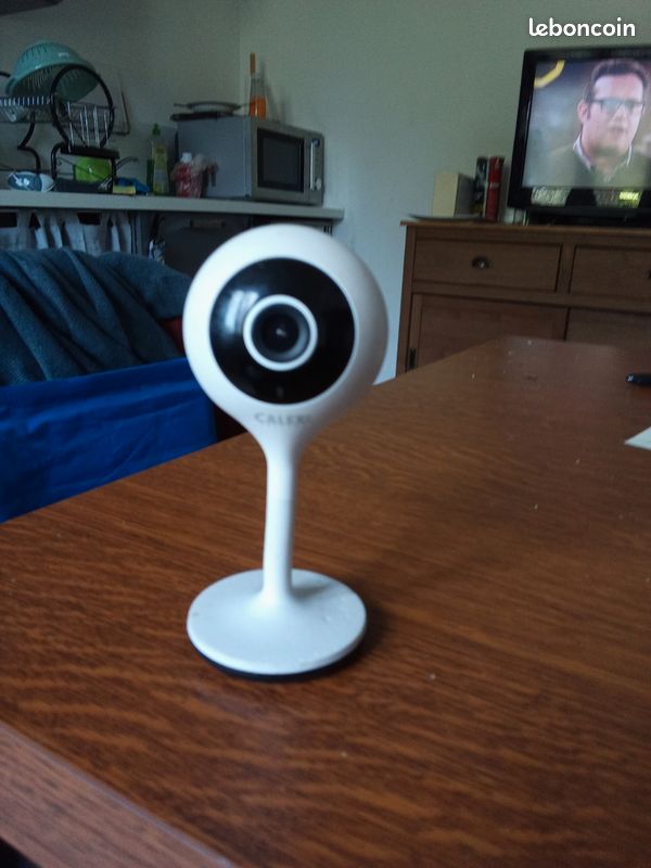 CALEX Smart Mini Caméra IP D'intérieur - Caméra De Surveillance Wi-FI - 1080P Full HD Avec Vision Nocturne - Audio Bidirectionnel - Mémoire Extensible Via Carte MicroSD Ou Cloud