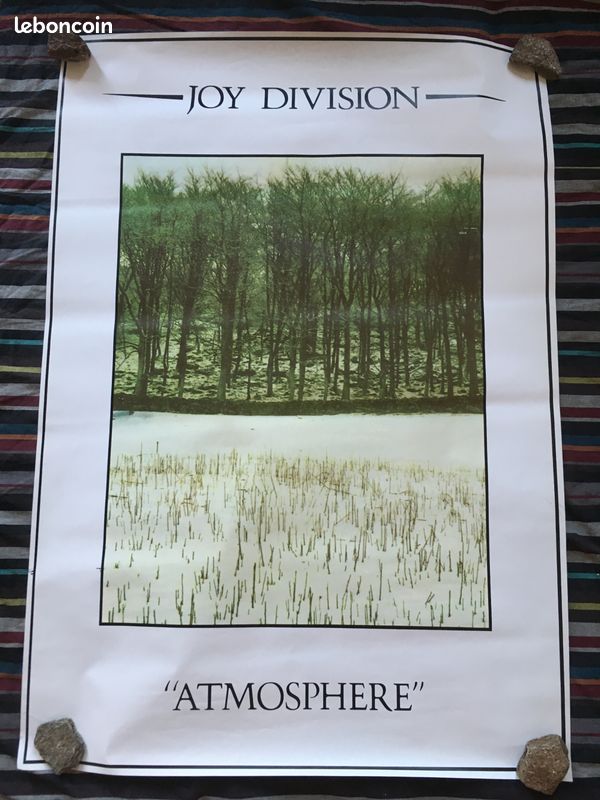 Joy Division original atmosphere poster 80's MEGA RARE - CD - Musique