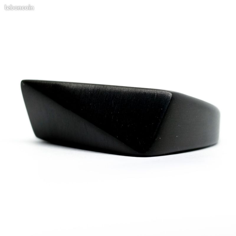 Bague architecturale noire anthracite (image 1)