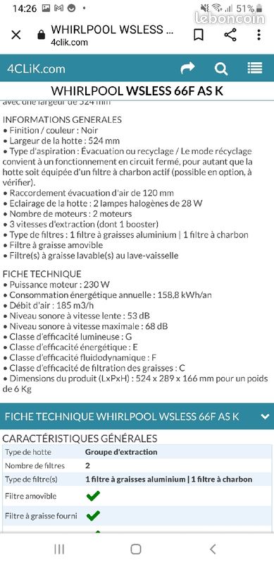 Haute aspirante whirlpool (image 2)