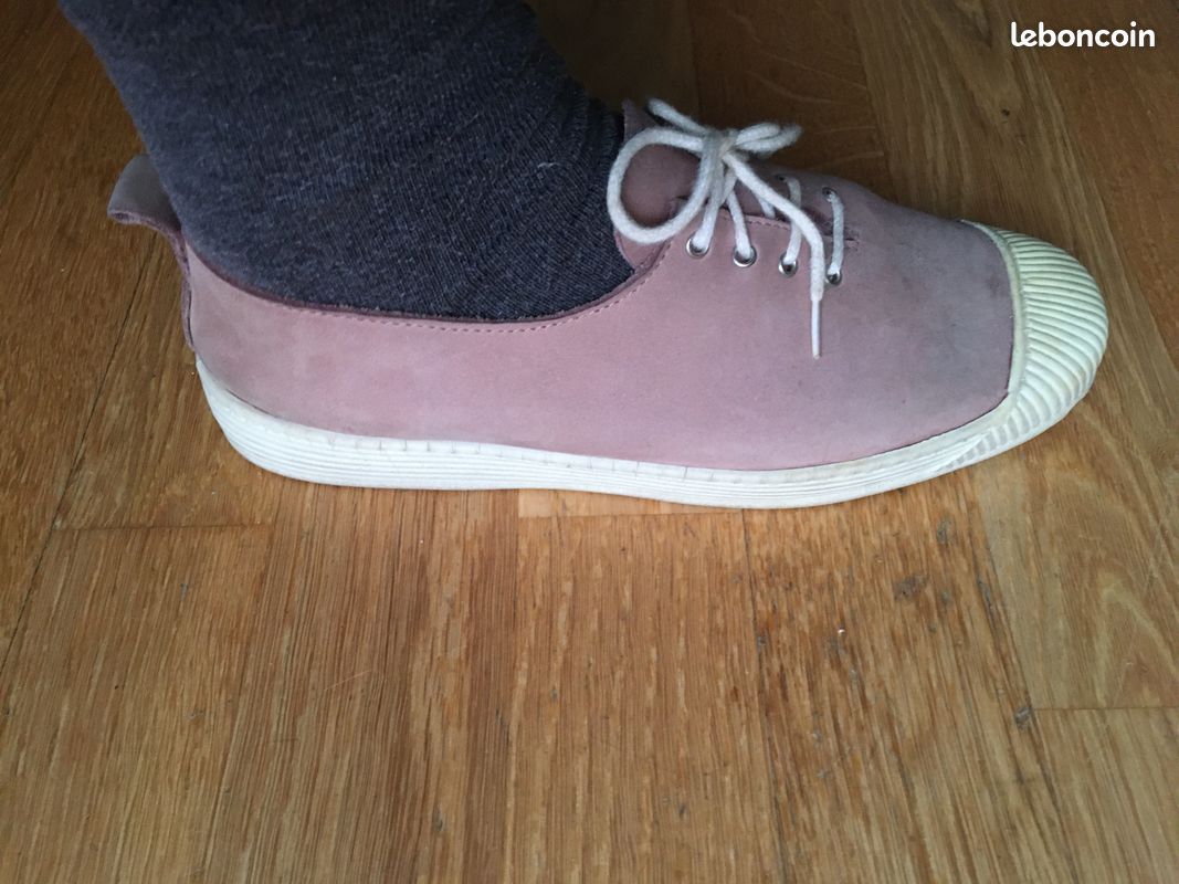 2 Paires De Chaussures Arche Taille 38 - 1 Marron, 1 Anis - Talons, Parfait état D'usage