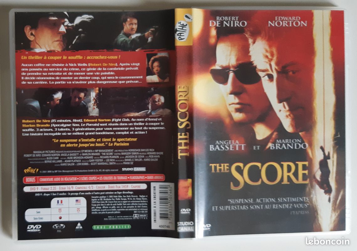 Lot de 8 DVD : MI2 - The score - Rivières pourpres - L'enfer du dimanche - Ragtime - Primary colors - Speedway junky - La chambre des officiers (image 3)