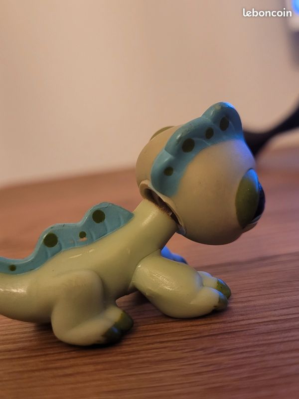 Littlest PetShop Iguane Vert Yeux Trefles N°499 Pet Shop (image 5)