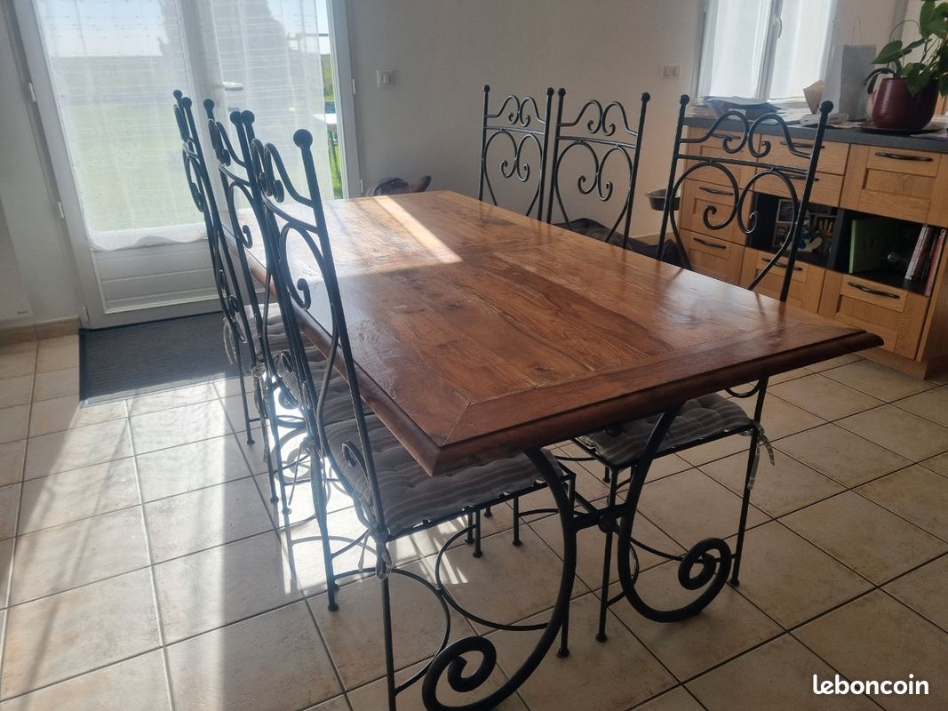 Table et 6 chaises maison du monde (image 3)